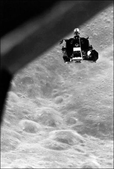 Snoopy ascent stage returns