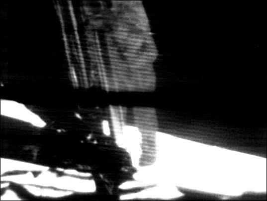 Armstrong's first step on moon